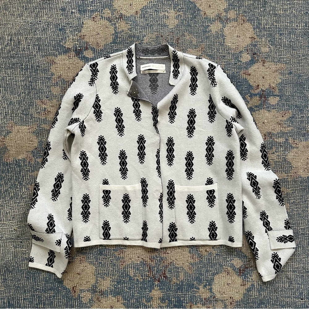 Anthropologie Pilcro Debra Cropped Sweater Jacket XS
